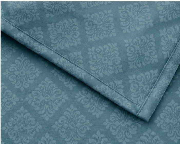 Bespoke Embossed GLACE Cotton King Size (108*108) with 2 pillow cover Bedding Set