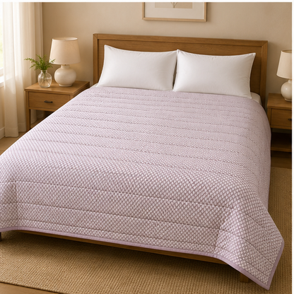 COMFOTA Reversible Double Bed Cotton Dohar with Zipper Bag