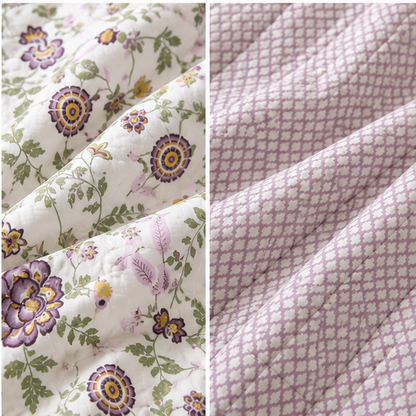 COMFOTA Reversible Double Bed Cotton Dohar with Zipper Bag