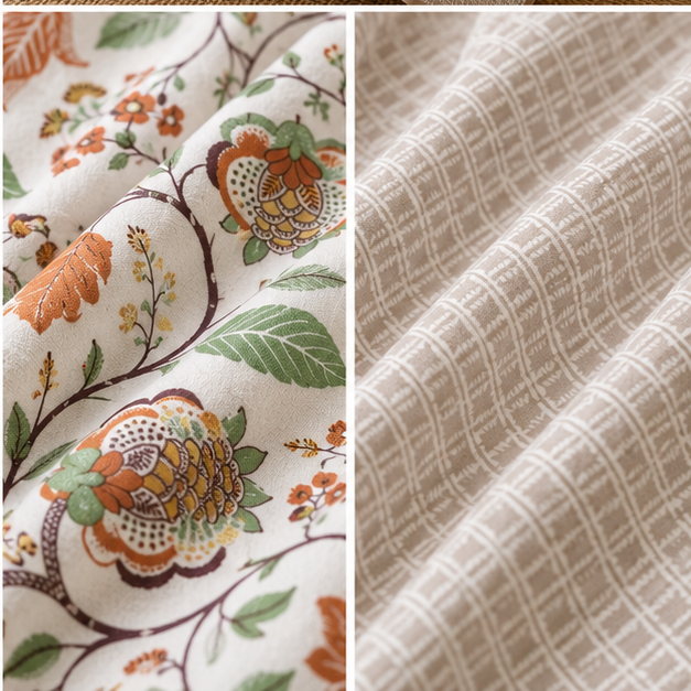 COMFOTA Reversible Double Bed Cotton Dohar with Zipper Bag