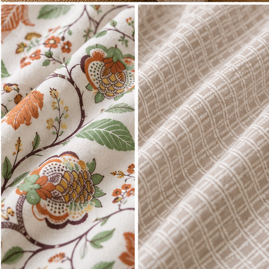COMFOTA Reversible Double Bed Cotton Dohar with Zipper Bag
