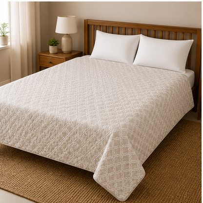 COMFOTA Royal Comfort Reversible Cotton Double Bed Razai/Quilt