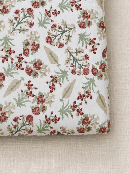 COMFOTA Reversible Double Bed Cotton Dohar with Zipper Bag