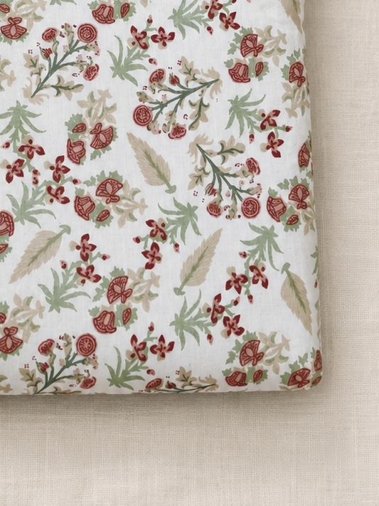 COMFOTA Reversible Double Bed Cotton Dohar with Zipper Bag